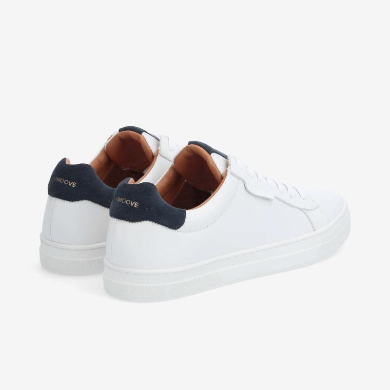 SPARKLE SNEAKER M - NAPPA/SUEDE - BLANC/BLEU MARINE